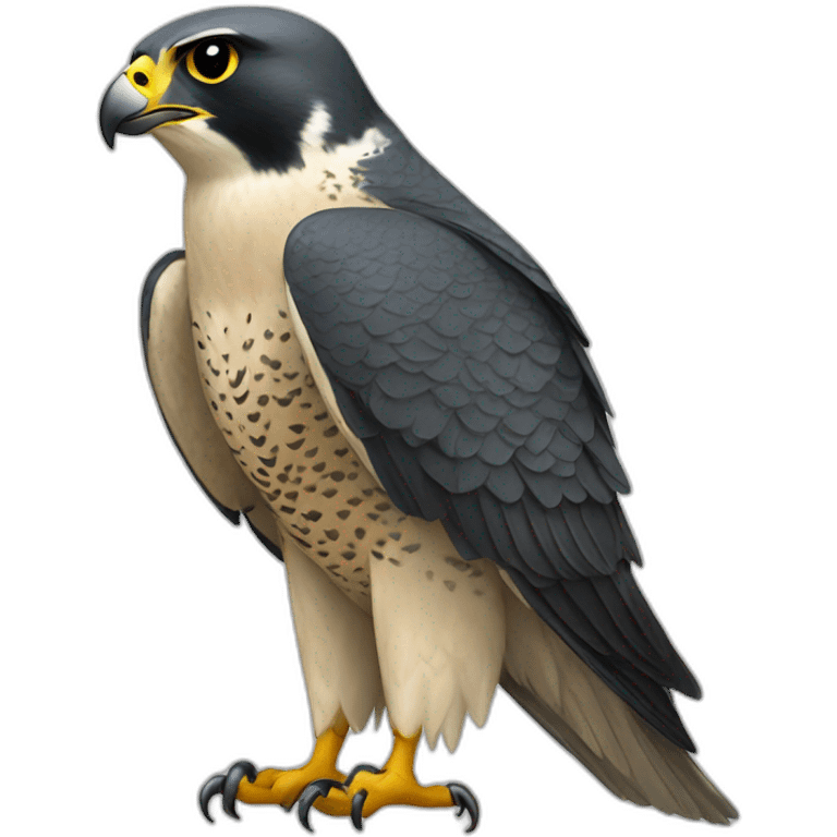 Peregrine falcon emoji