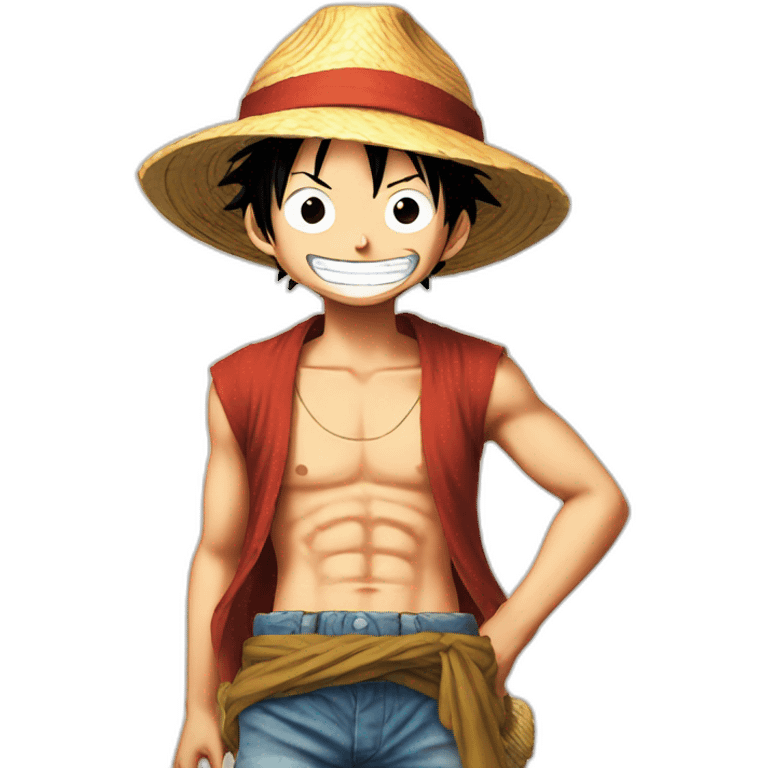 luffy check vivi emoji