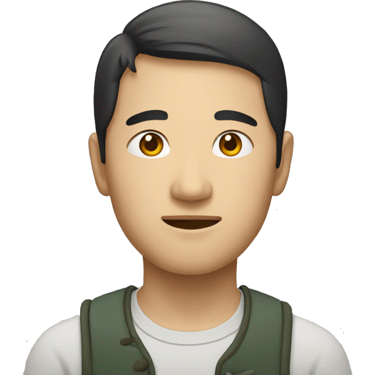 A Chinese man  emoji