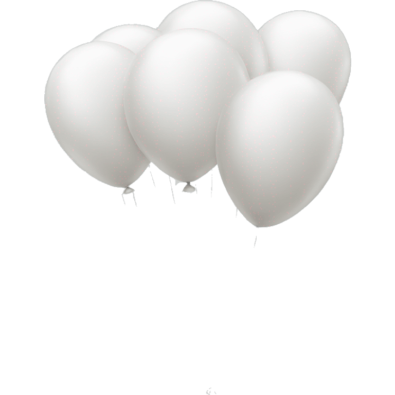 White balloons emoji