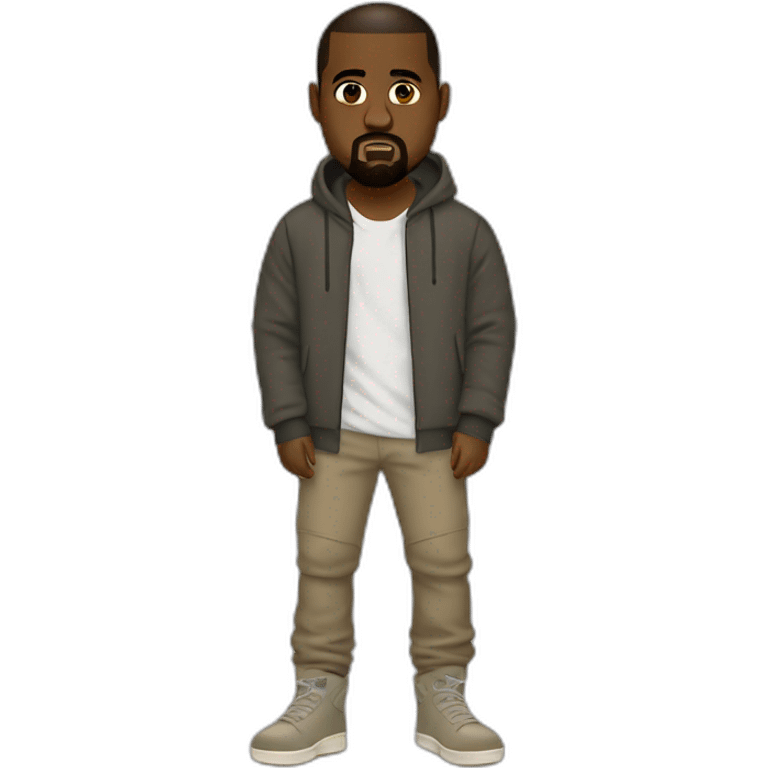 kanye west in Yeezy emoji