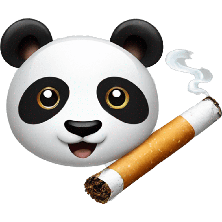 Panda cigarette emoji