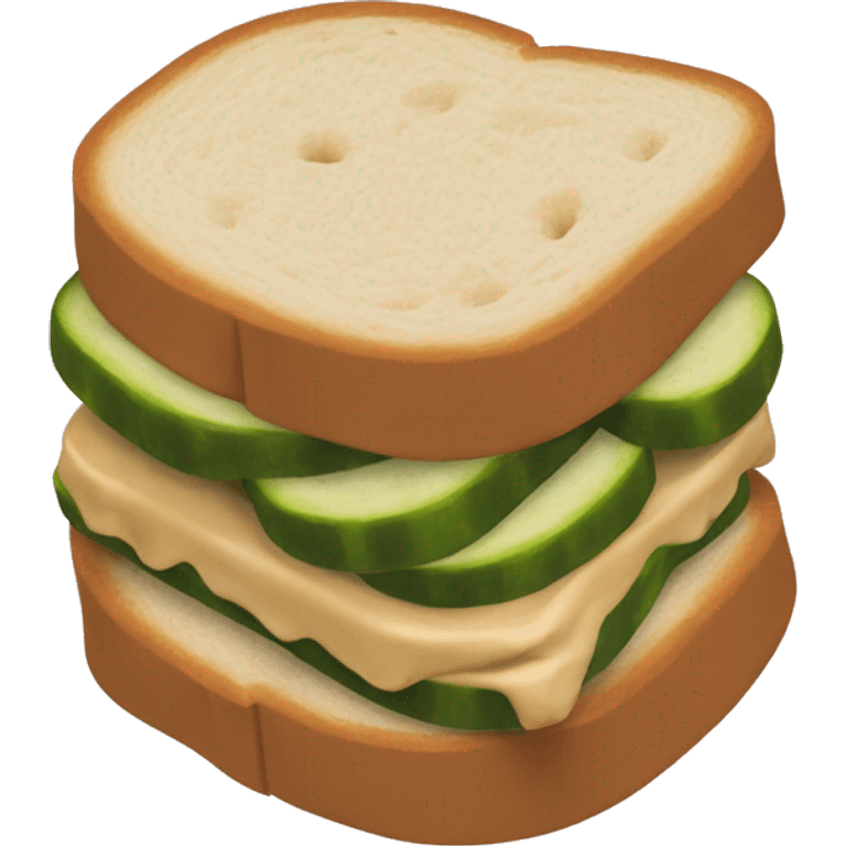 Peanut butter pickle sandwich emoji