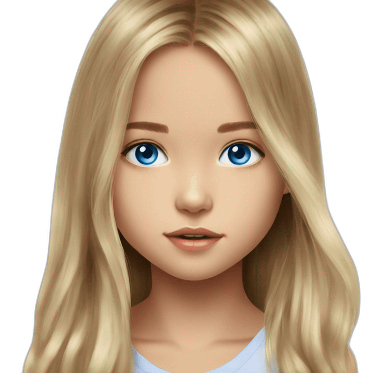 Kristina pimenova blue eyes blonde emoji