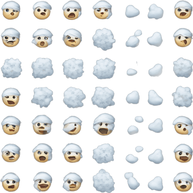 Snow emoji