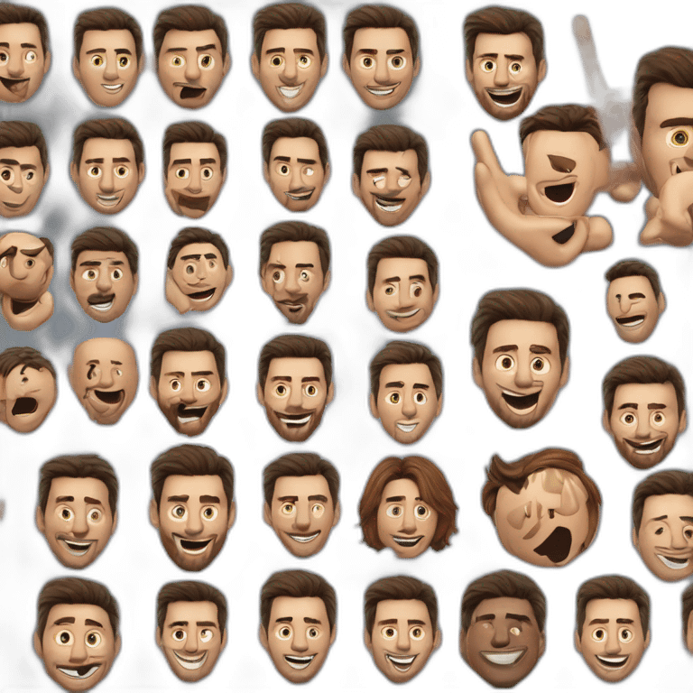 Lionel Messi qui fait SUUUUUUUUUI emoji