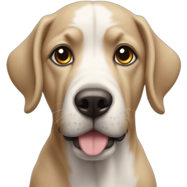 Un chien qui dit ouais emoji