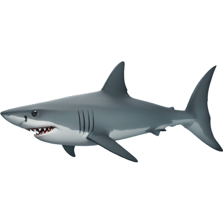 Shark with topha emoji