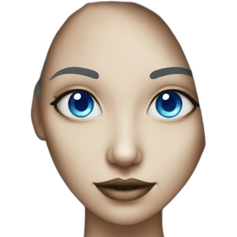 woman-blueeyes-alien emoji