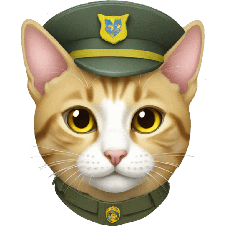 Ukrainian Army cat emoji