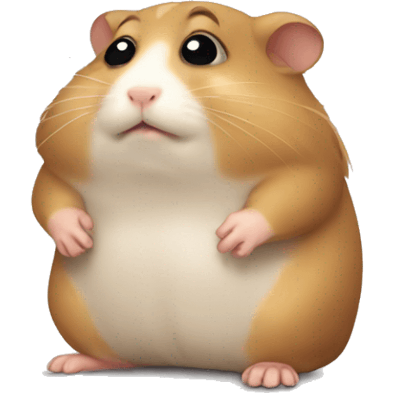 Sad hamster meme emoji