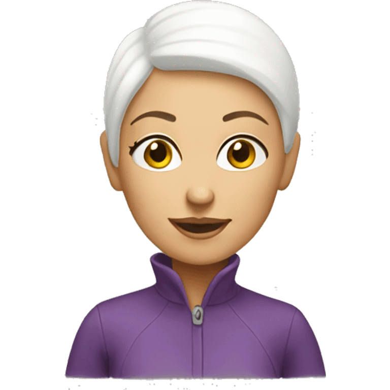 shopping bald lady emoji