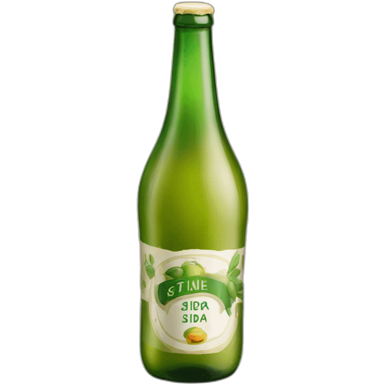 Botella de sidra emoji