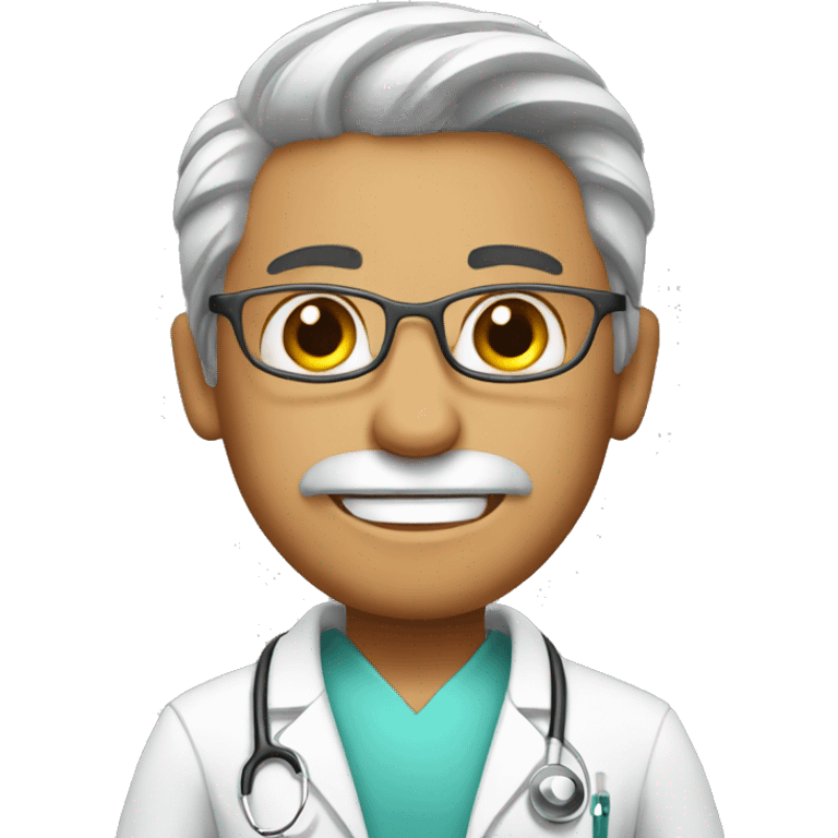 A crazy medical doctor emoji