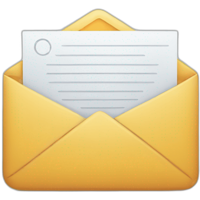 email notification emoji