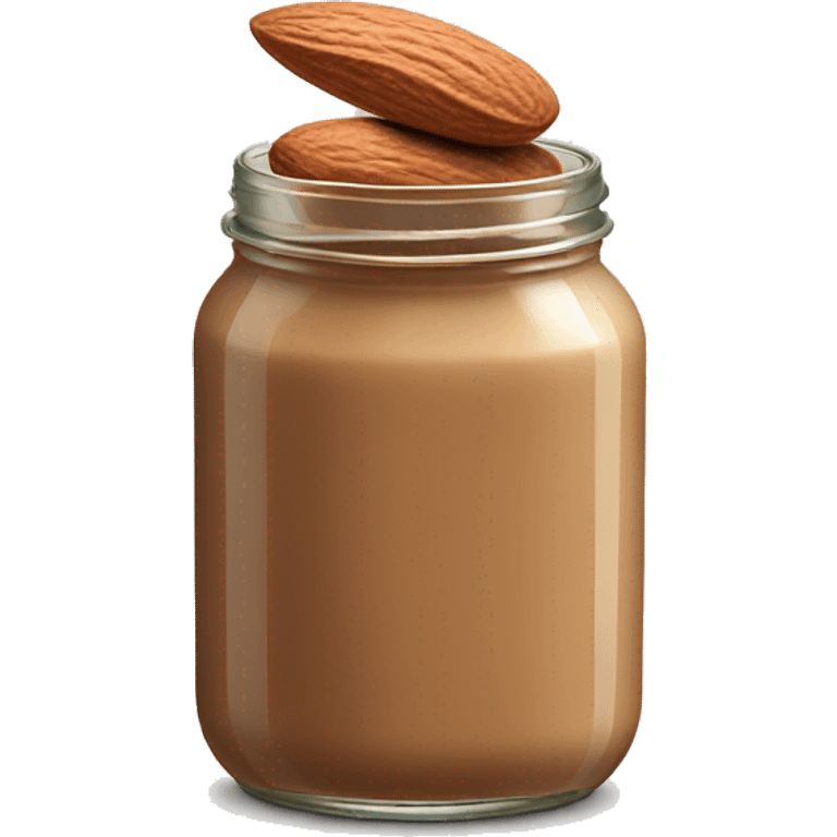 a single jar of almond butter emoji