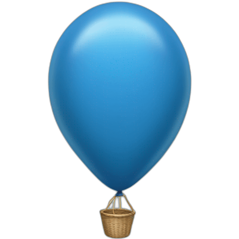 blue baloon emoji