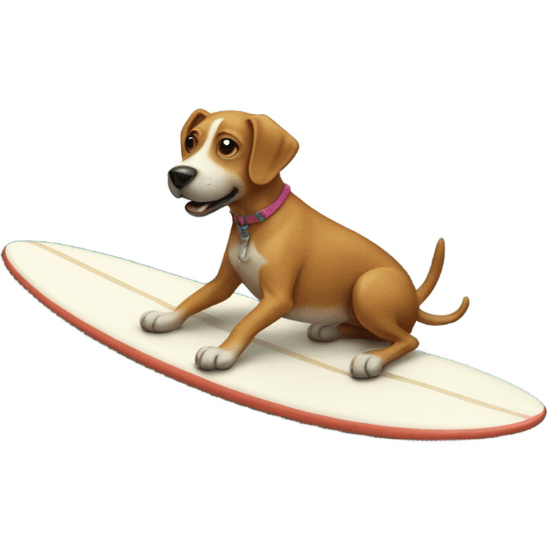 dog on surfboard  emoji