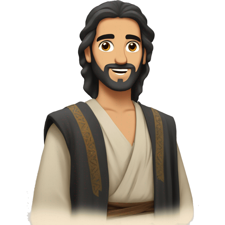 Rey arabe con estrellas  emoji