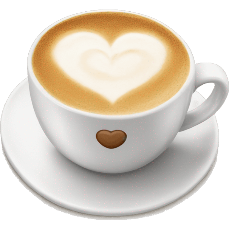 cappucino heart cup emoji