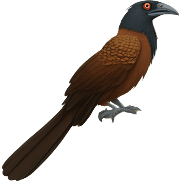 Greater coucal emoji