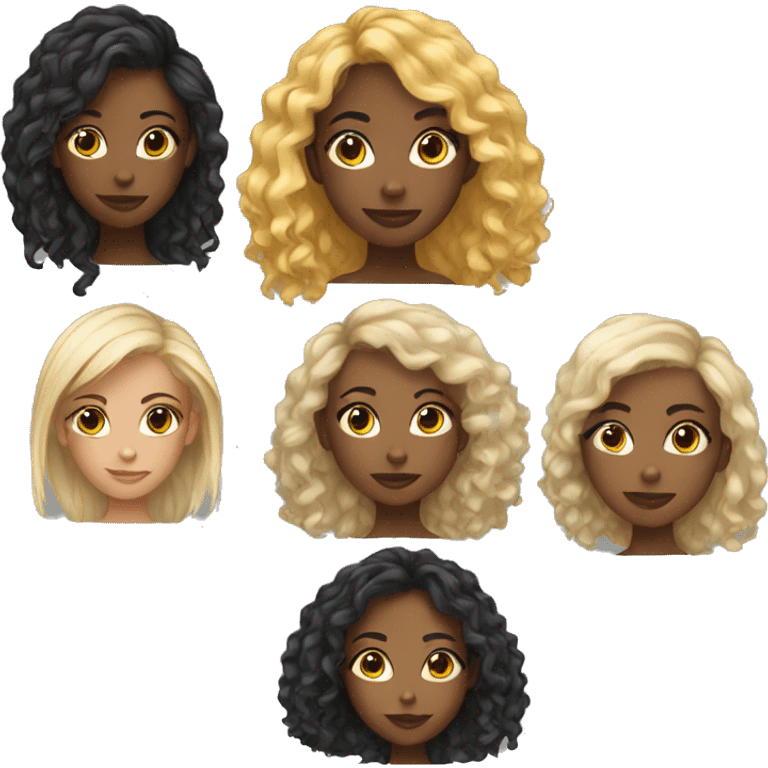 Pretty black girl  emoji