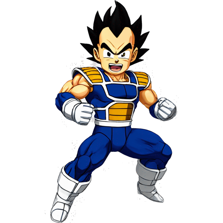 Vegeta dragon ball emoji