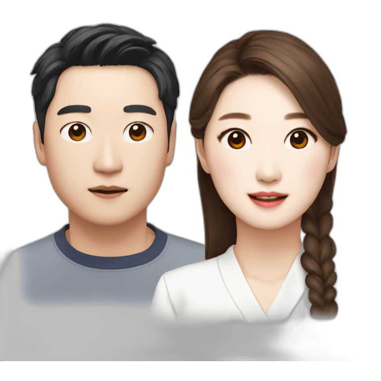 Joo jaekyung and kim dan emoji