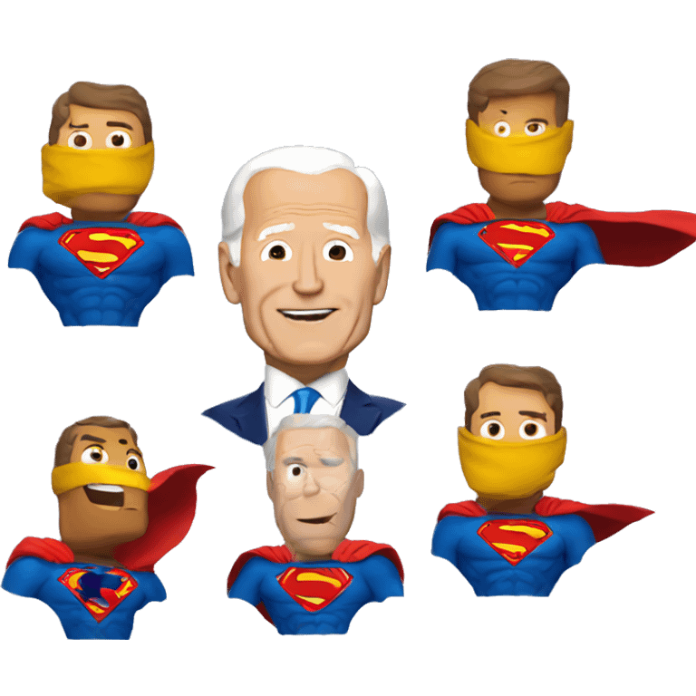 joe biden superman emoji