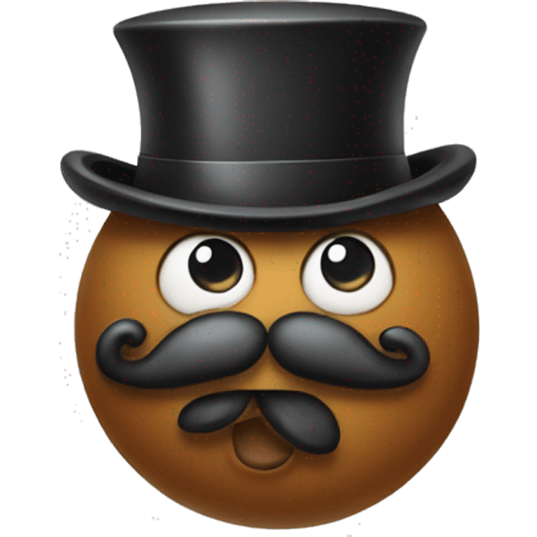 Poo with a monocle  emoji