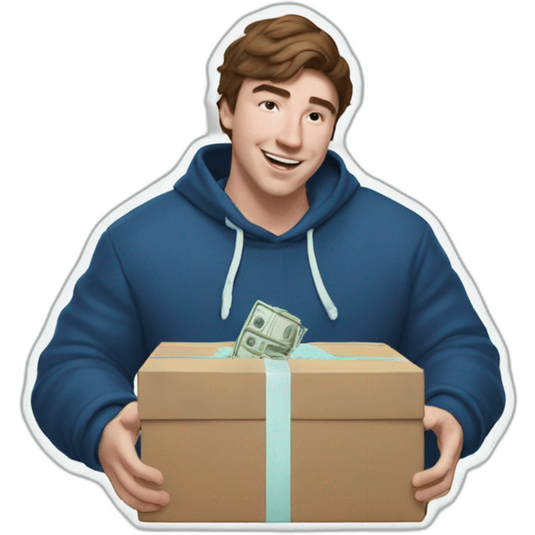 mrbeast regalando dinero emoji