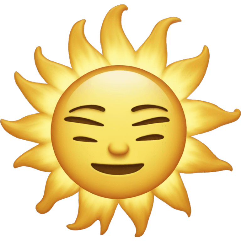 the sun emoji