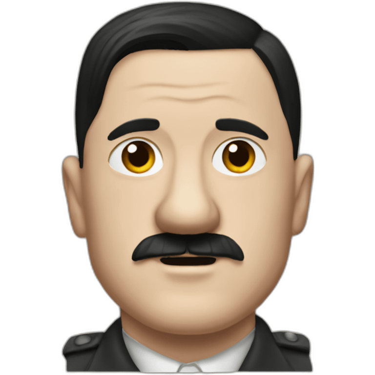 adolf hitler's hair cut emoji