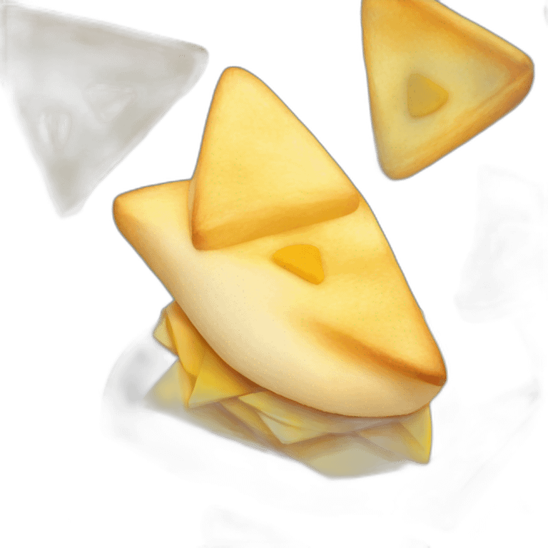 hot chips with a triangle sandwich emoji