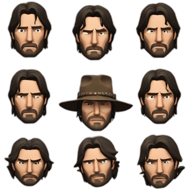 John Marston read dead redemption 2 emoji