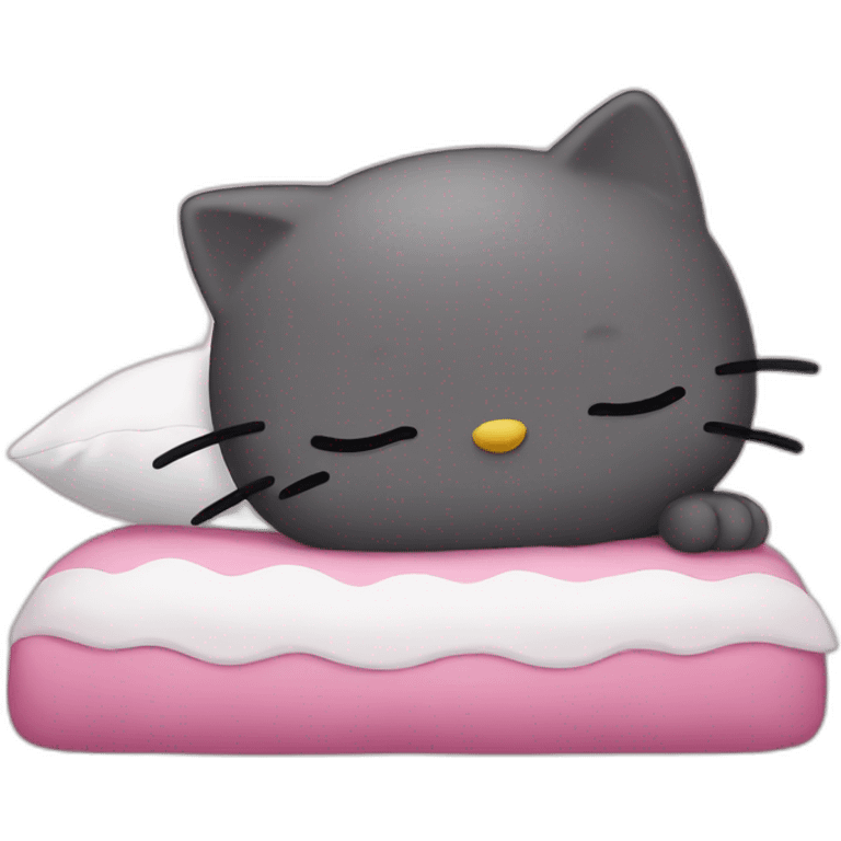 Hello kitty sleeps emoji