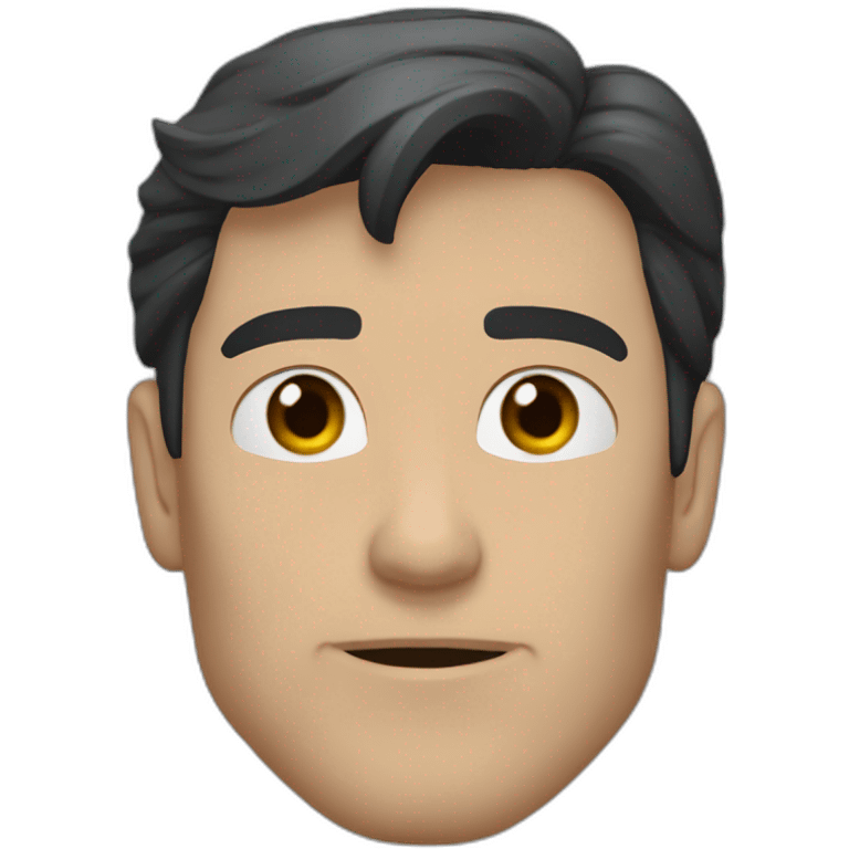 un superman con la cara de sergio Massa emoji