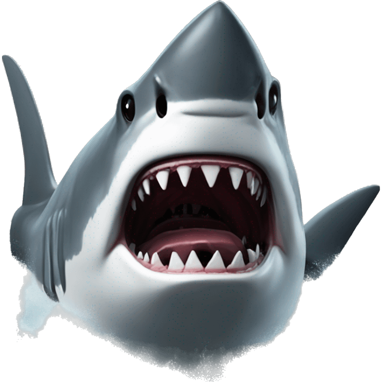 Mega shark crushing warships emoji