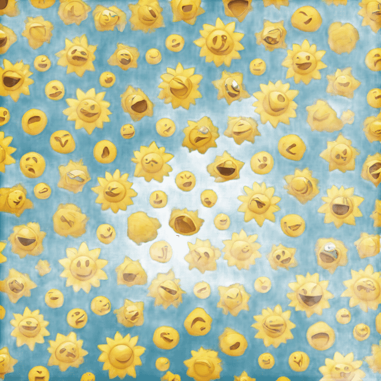 Sunny summer emoji