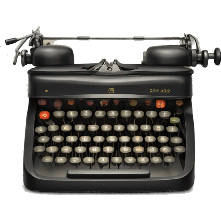 Old typewriter emoji