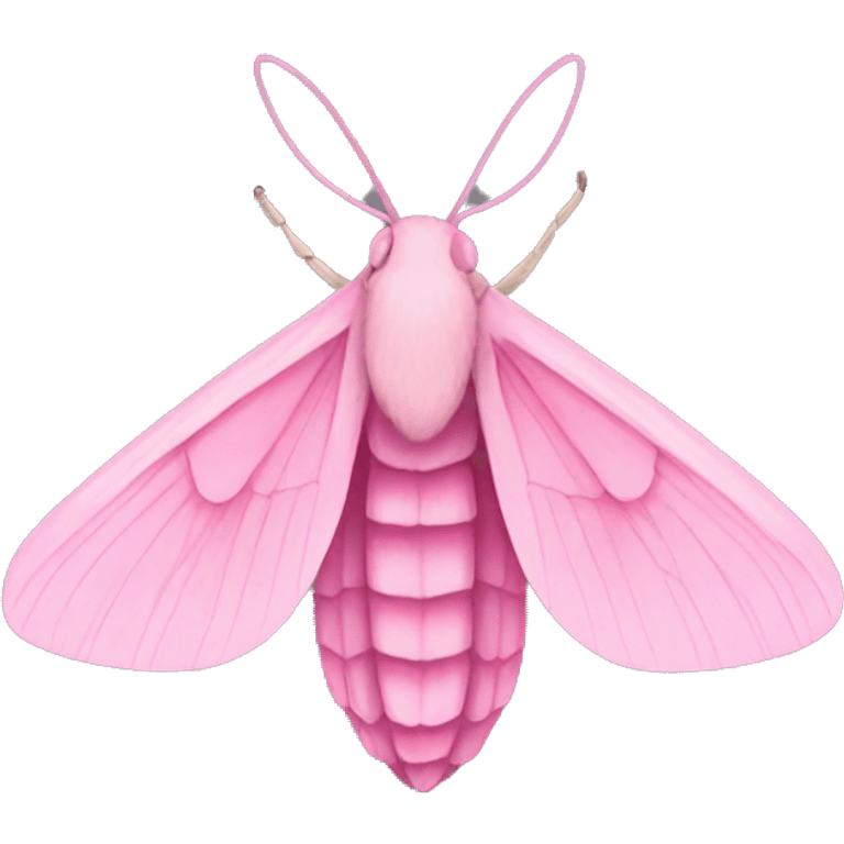 Pink moth emoji