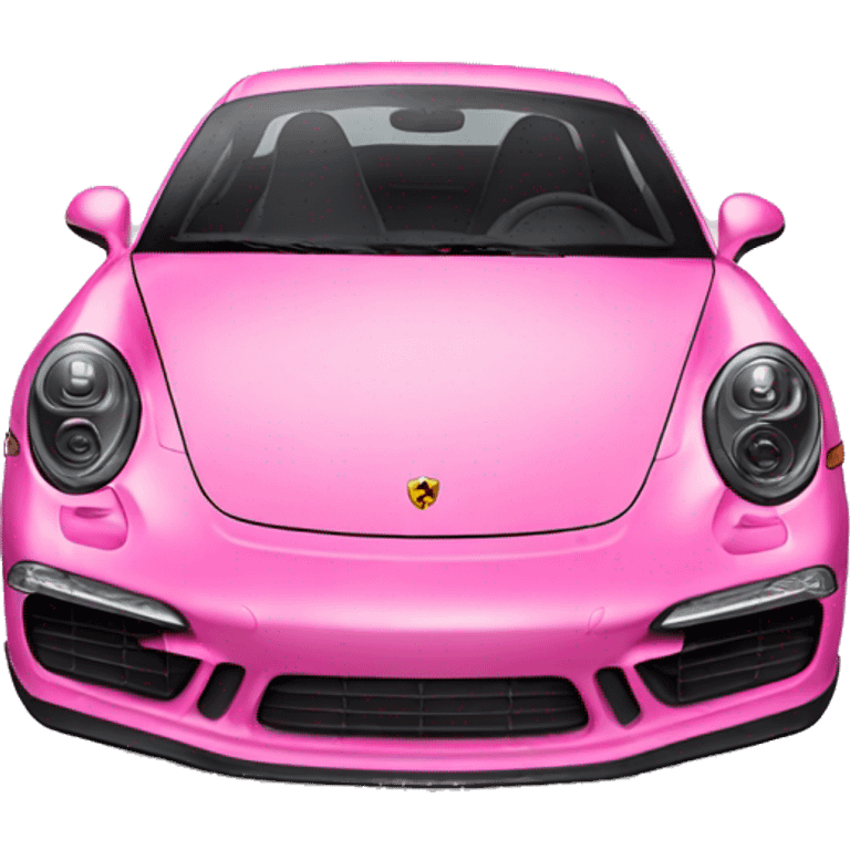 Pink porshe emoji