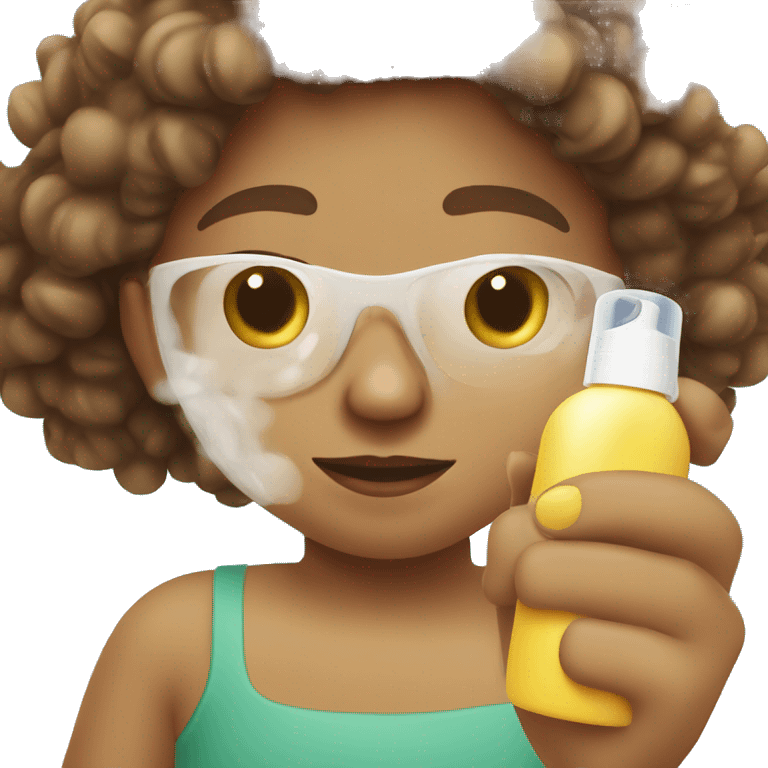 little facial sunscreen bottle isidn emoji