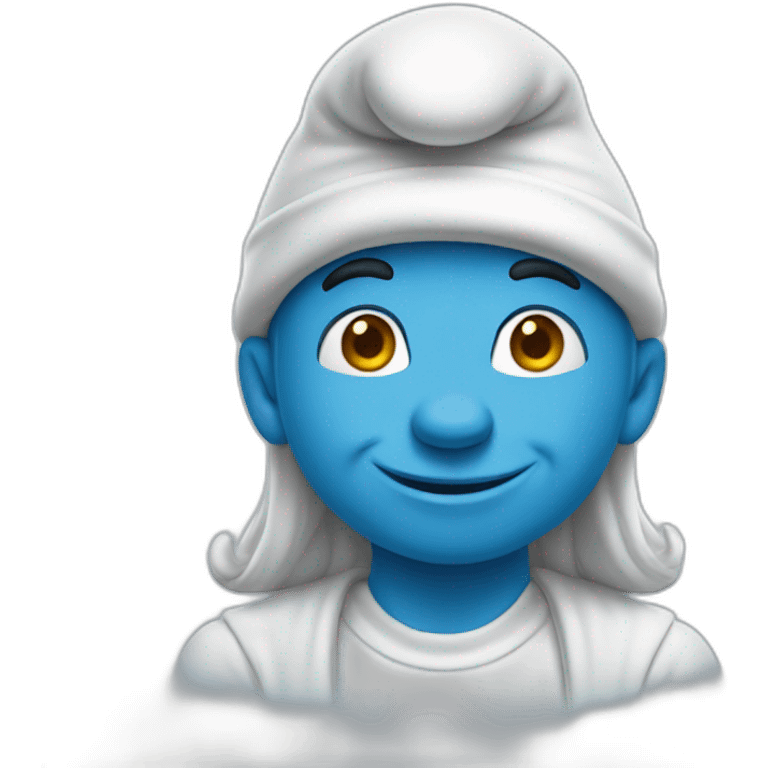 Smurf emoji