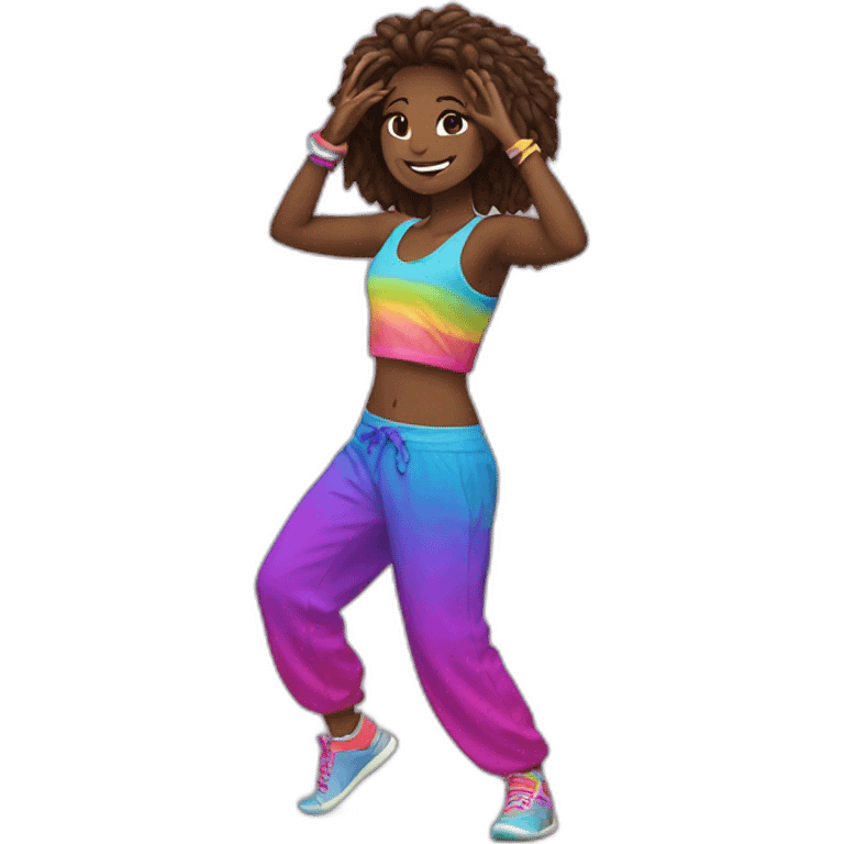 zumba arc en ciel emoji