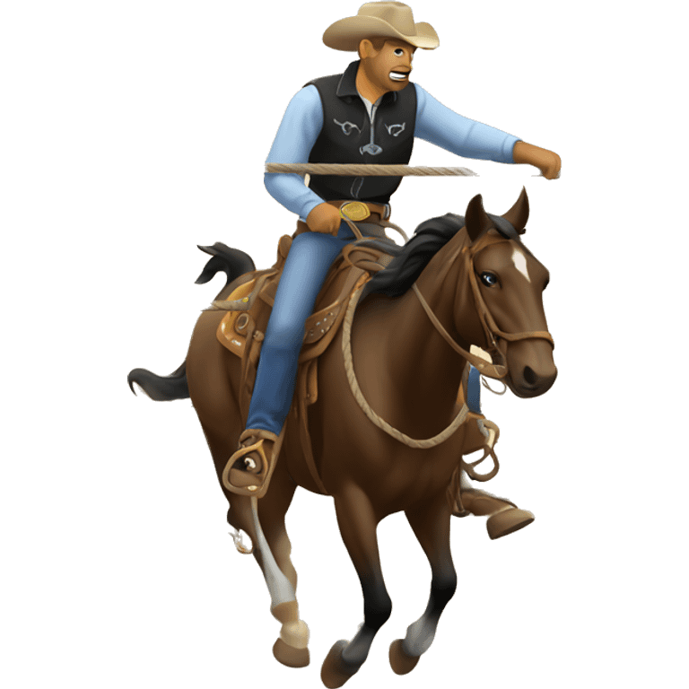 Cowboy roping  emoji