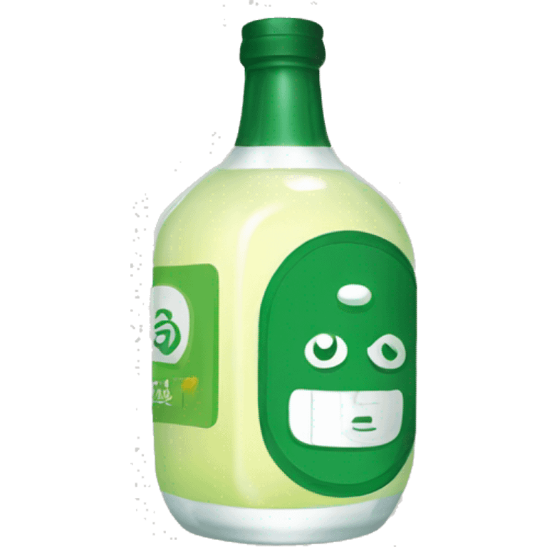 korean soju emoji