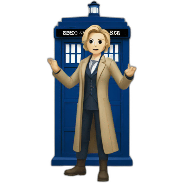 13th Doctor and Tardis emoji