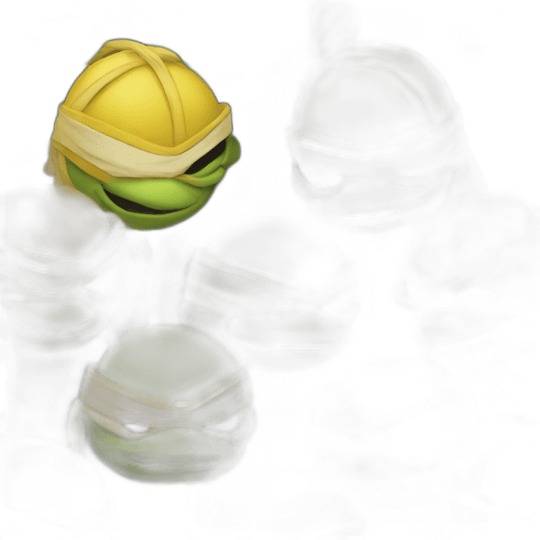 Yellow Masked Ninja Turtle emoji