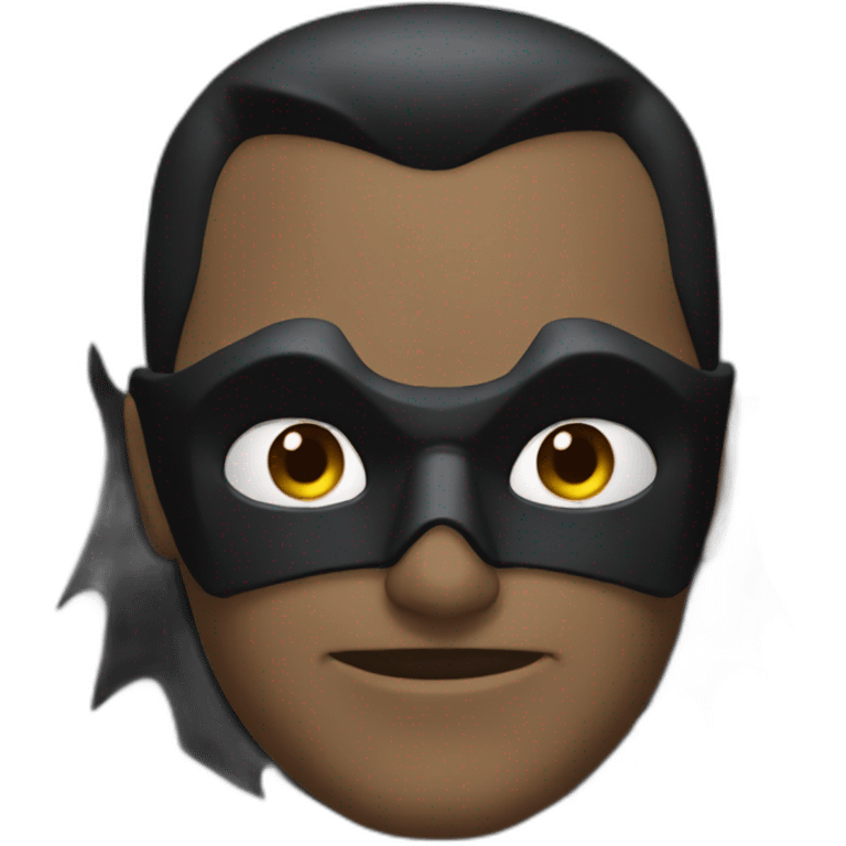 Batman who look like dark emoji